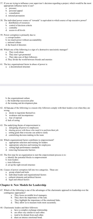 57. If you are trying to influence your