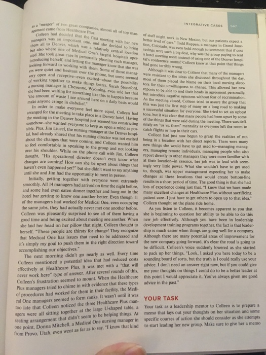 CASE 3 Leading in a Hostile Environment ployees)