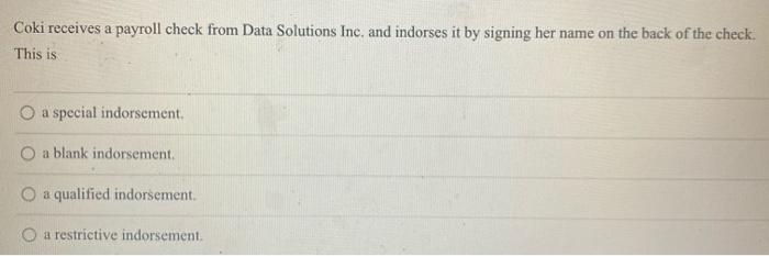 #19 Coki receives a payroll check from Data