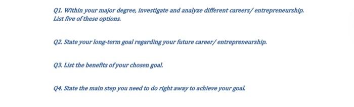 Please do it as an information systems student