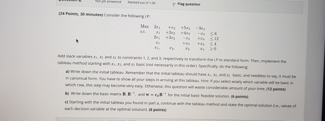 Newed out of 100 Flag question (24 Points, 30
