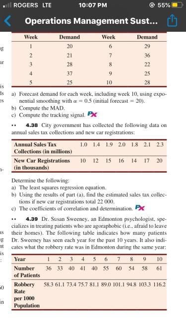 ROGERS LTE 10:05 PM 58% Operations Management
