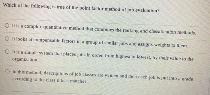 Which of the following is true of the point