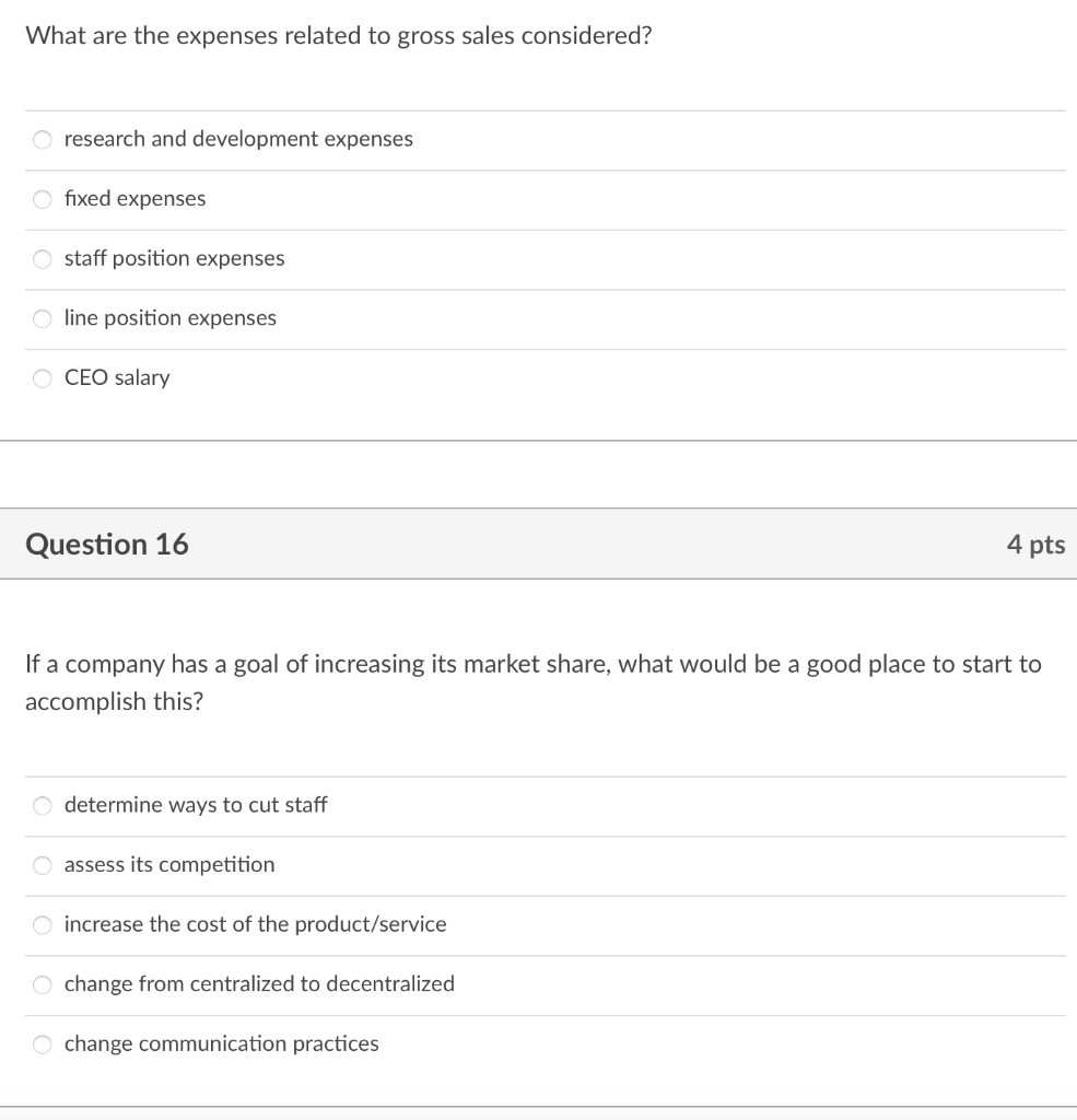 What are the expenses related to gross sales