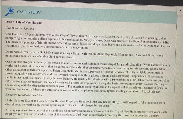 this case study is from human resources