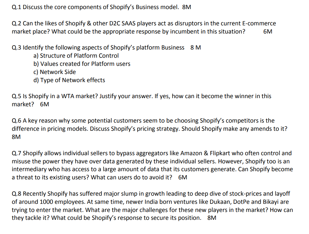 Please answer to below question based on case