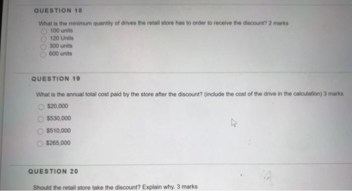 19 and 20. 19 and 20: QUESTION 16 Chapter 12 - Inventory