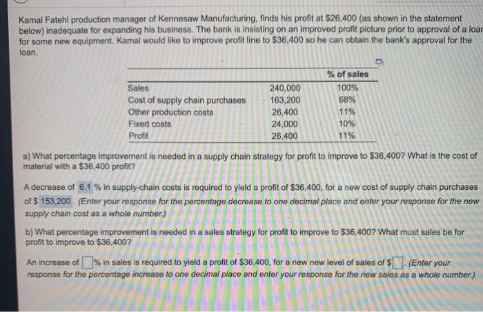 Kamal Fatehl production manager of Kennesaw