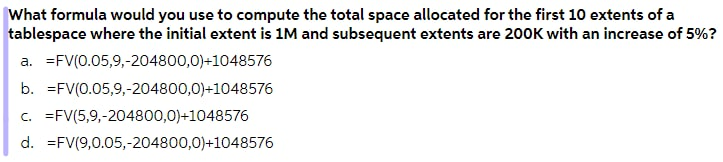 What formula would you use to compute the total