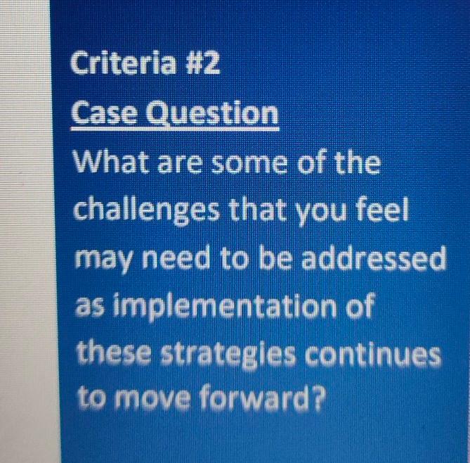 Home Depor Supply Chain Transformation Criteria