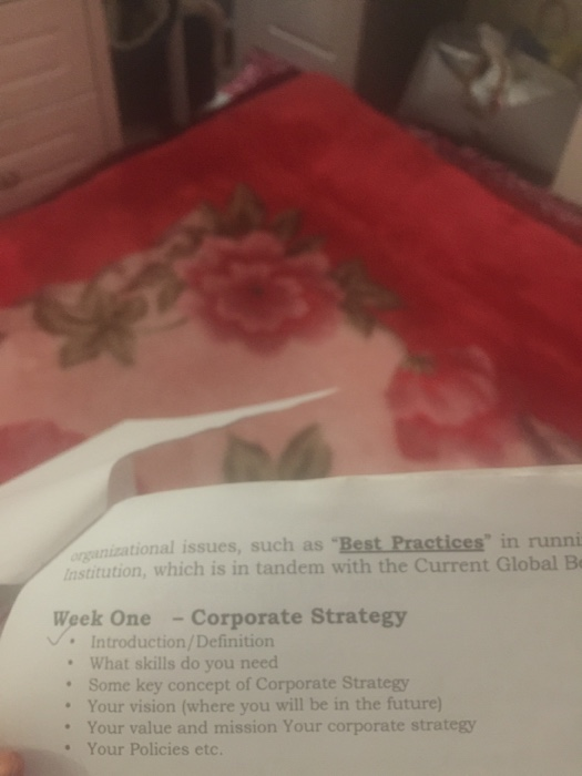 Organizational issues, such as "Best Practices"