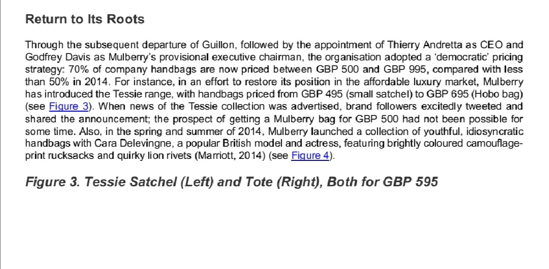 1. Why were the changes implemented by Mulberry