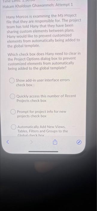 Help! Time Hakam Khaldoun Ghawanmeh: Attempt 1