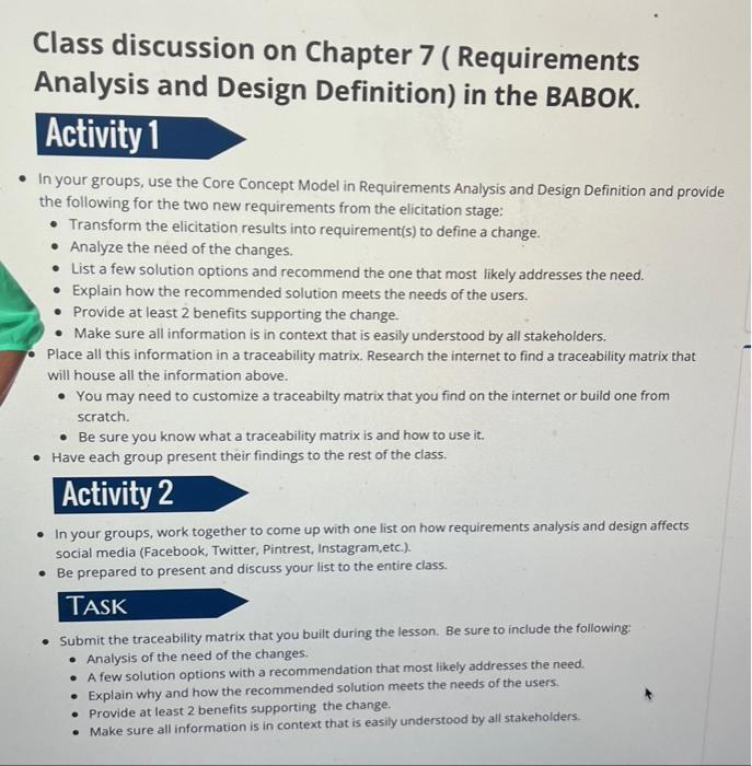 my project is purchase a tablet Class discussion