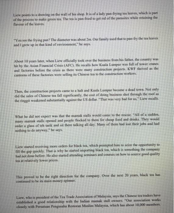 MINIMUM 500 WORDS PLEASE! SECTION A-CASE STUDY 1