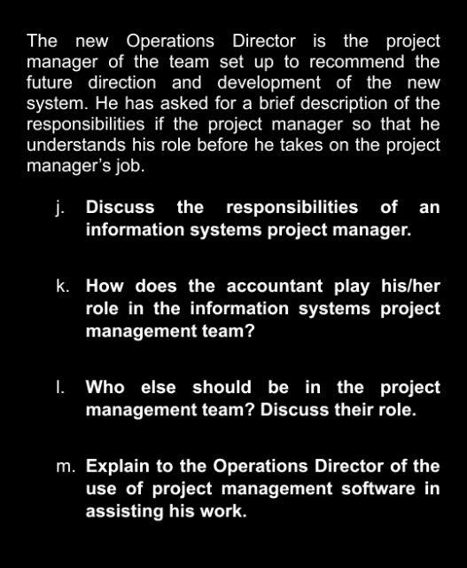 Note: Please answer all question The CASH MUST