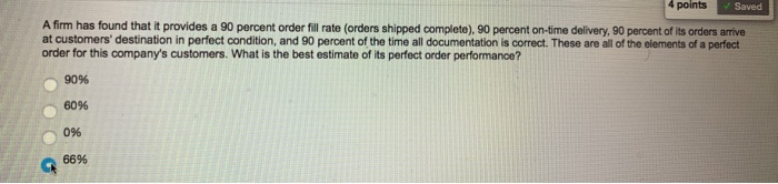 Question 4 4 points Save Ansy A firm has found