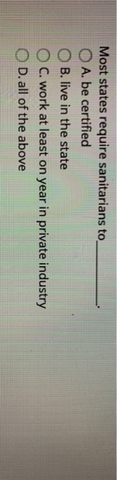 True or False? Inspectors generally use