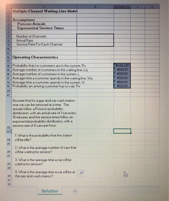 D E 7 8 9 #VALUE! #DIVIO #DIV/0! #DIVIO #DIV/0!