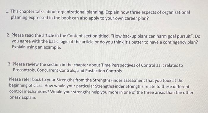 help please 1. This chapter talks about