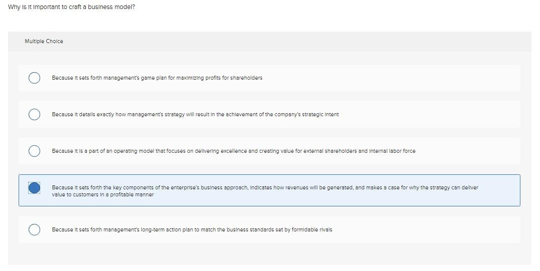 Why Is It Important to craft a business model?