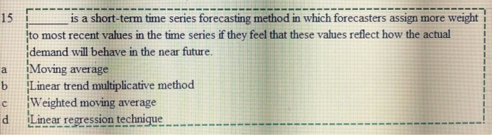 15 b d is a short-term time series forecasting