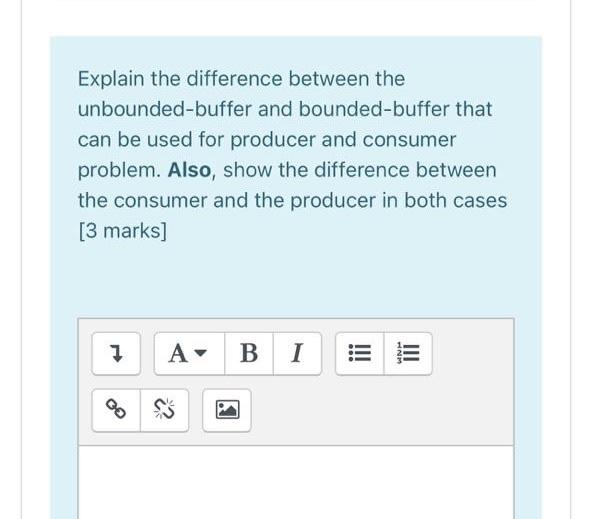 Explain the difference between the