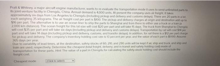 Pratt & Whitney, a major aircraft engine