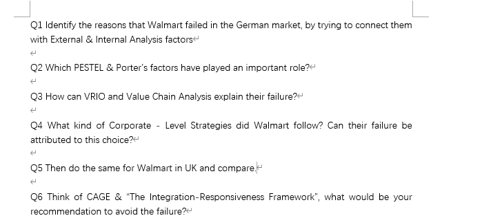 (Ps: Do not have the case study) Q1 Identify the