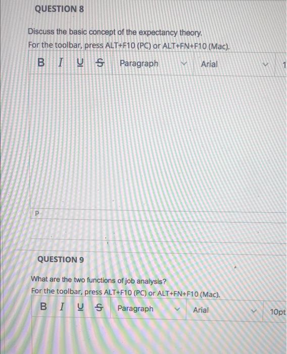 QUESTION 8 Discuss the basic concept of the