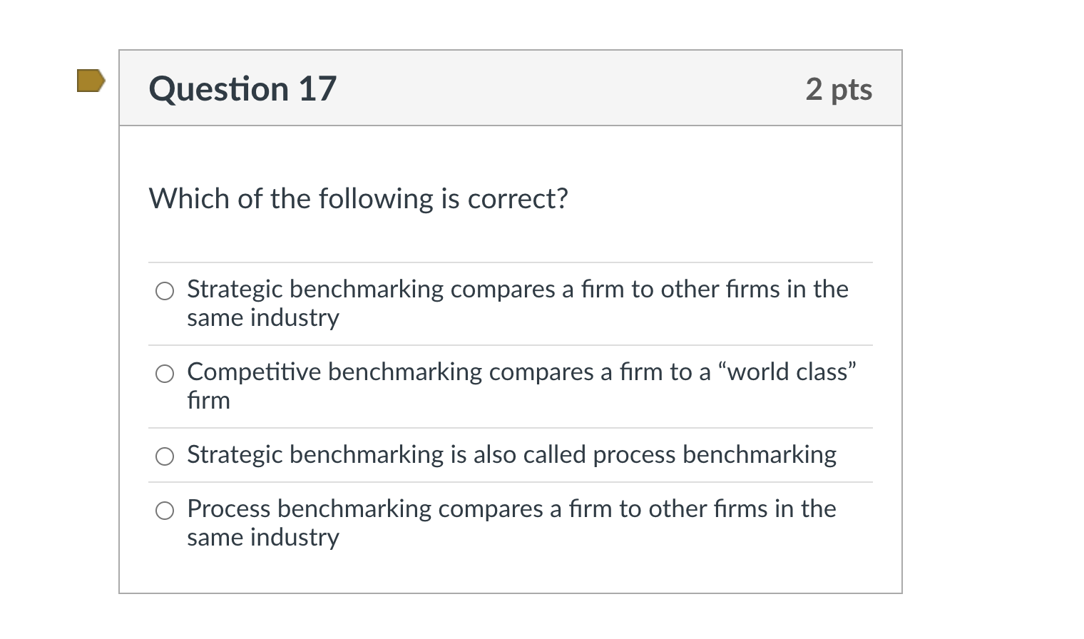 A thick arrow in a process map represents a: