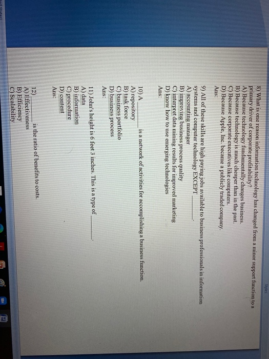 Styles 8) What is one reason information