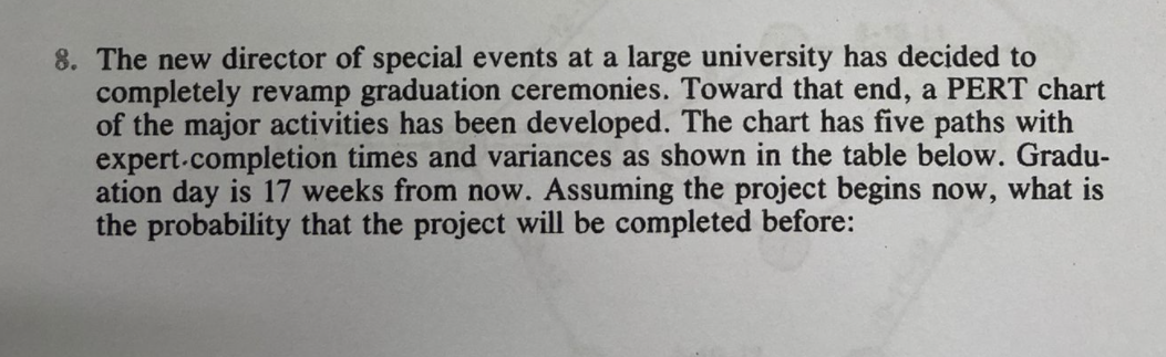please. Answer #8 A,B and C 8. The new director
