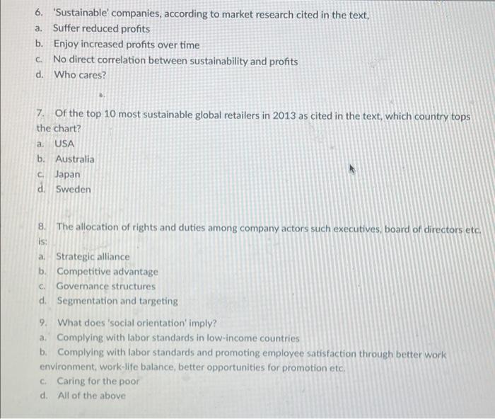 2SU ments ts ton ons ources 1. Being profitable'