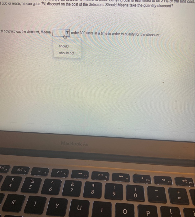 Meena Distributors has an annual demand for an