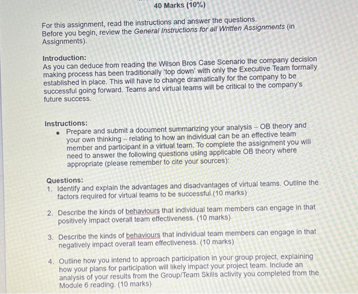 Please help me in your own words. Thank you 40