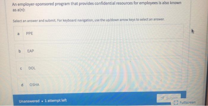 EAP third-party providers work for and have to