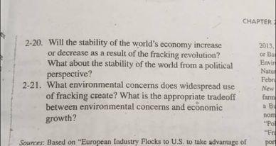 CHAPTER 2-20. Will the stability of the world's