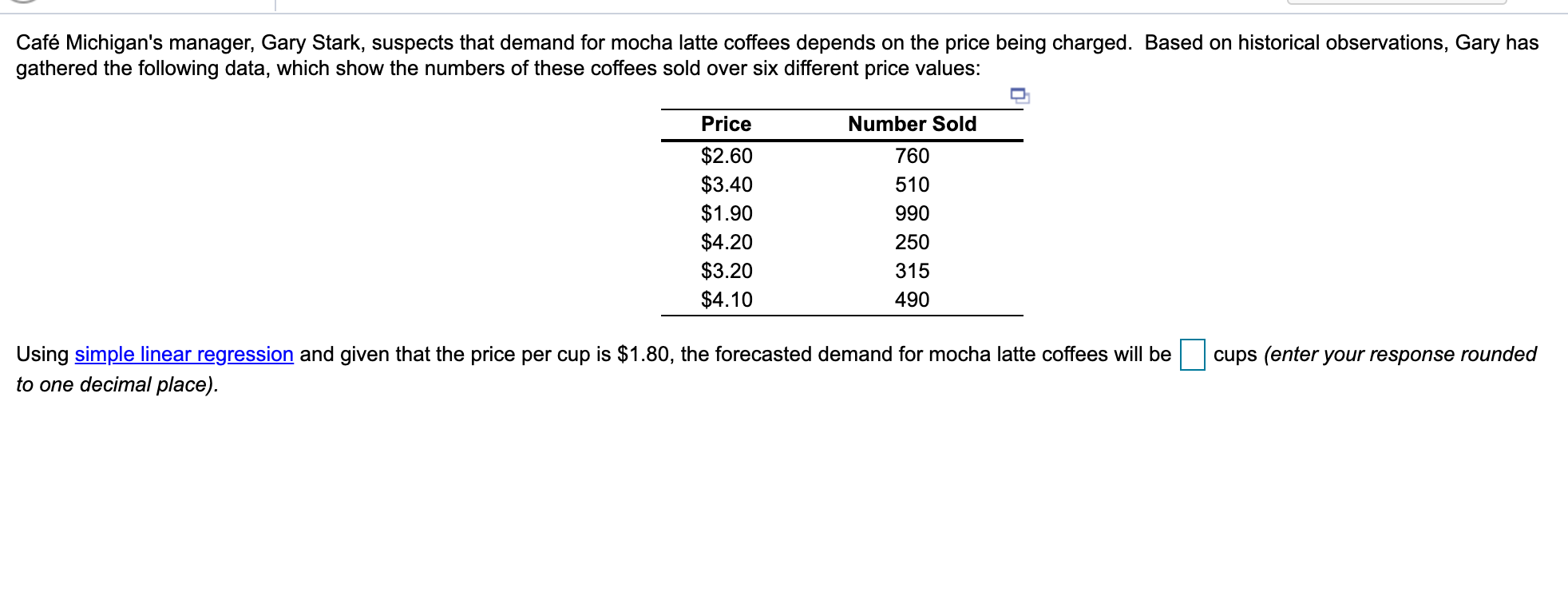Caf Michigan's manager, Gary Stark, suspects that