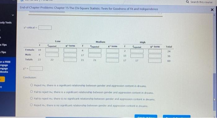 End of Chapter Problems: Chapter 15 The