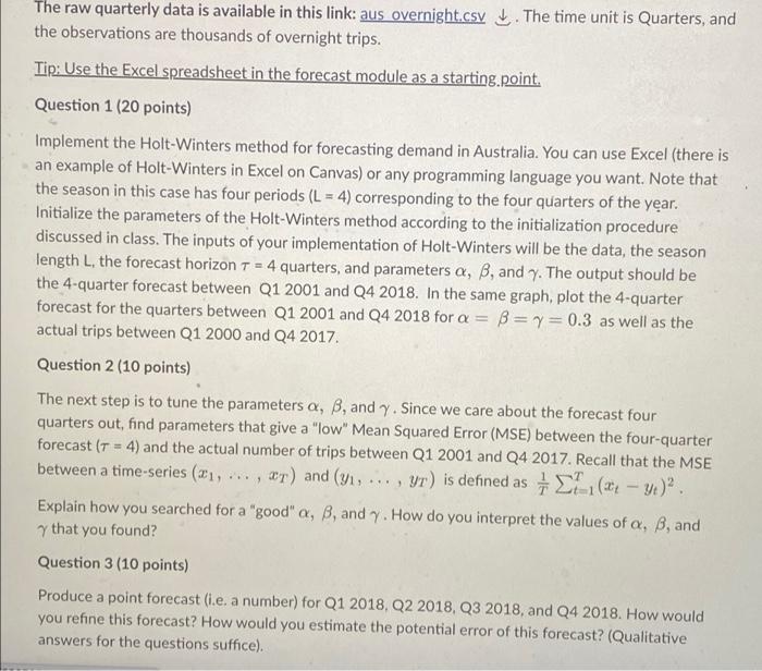 csv file al Part 3: Forecasting in Australia (40