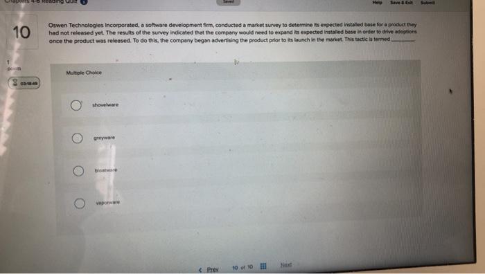 Oswen Technologies Incorporated, a sotware