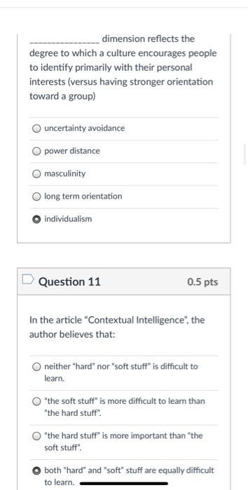 dimension reflects the degree to which a culture
