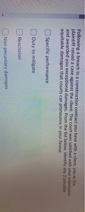 what is contract dissolution? Following a breach