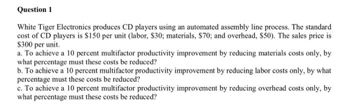 White Tiger Electronics produces CD players using