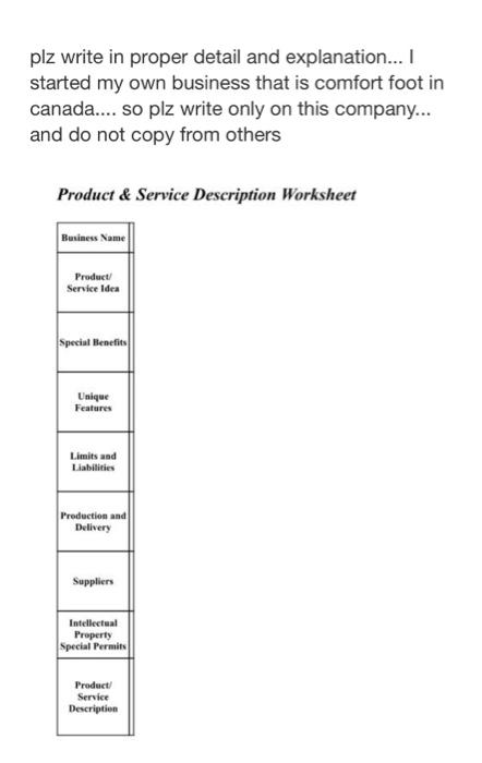 plz write in detail only about comfort shoe store