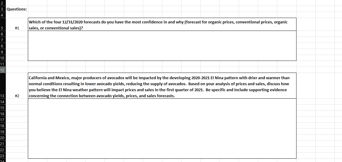 FILL IN THE YELLOW BOXES Create graph of 2020