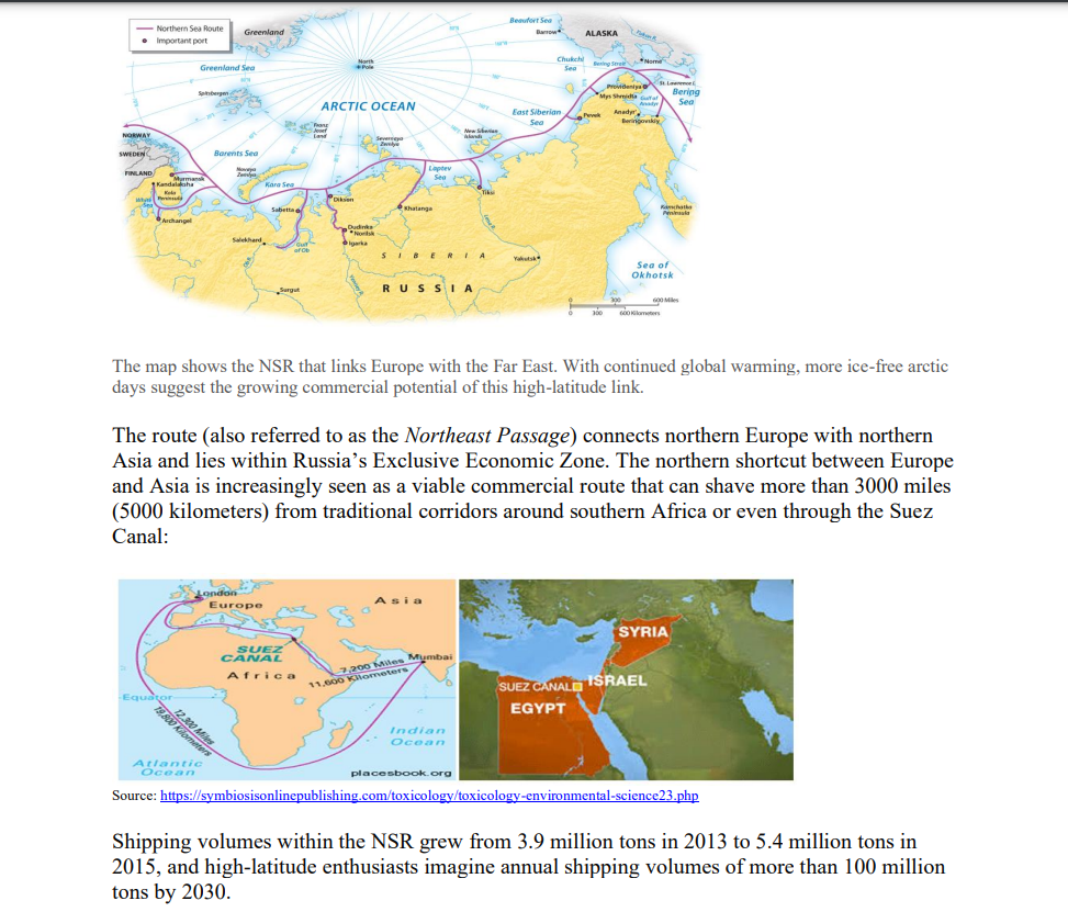 How would the NSR contribute to the regional and