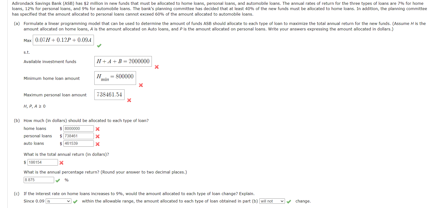 Please answer correctly last two have been so