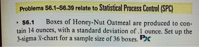 full answer pls Problems S6.1-S6.39 relate to